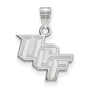 Sterling Silver Central Florida Small 'UCF' Pendant